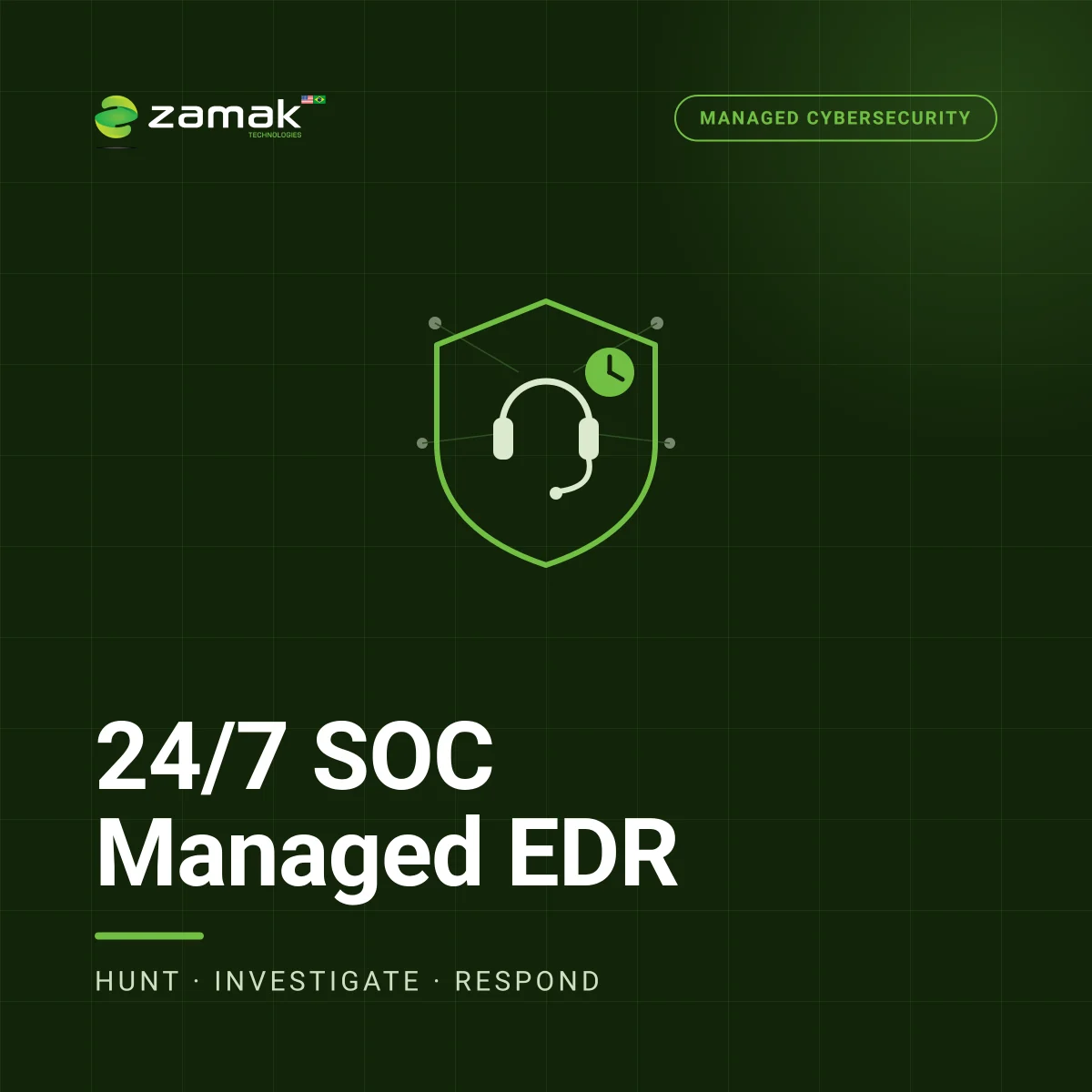 SOC 24/7 para Endpoints (Managed EDR)